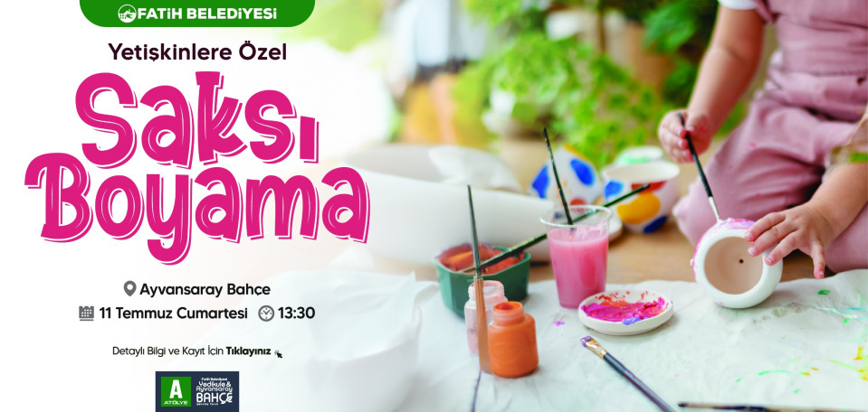 Saksı Boyama Saksı Boyama