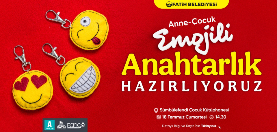 Anne-Çocuk Emojili Anahtarlık Hazırlıyoruz Anne-Çocuk Emojili Anahtarlık Hazırlıyoruz