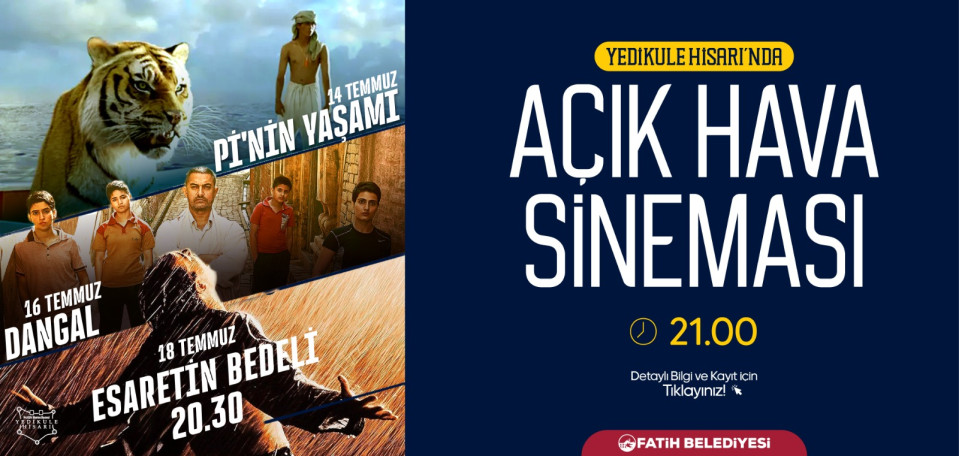 Yedikule Hisarı'nda Açık Hava Sineması Yedikule Hisarı'nda Açık Hava Sineması