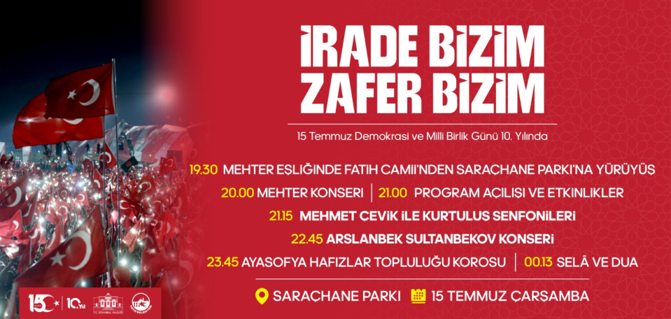 15 Temmuz Programı 15 Temmuz Programı