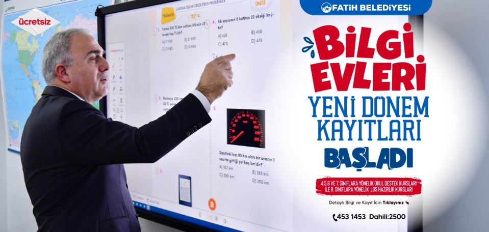 Bilgi Evleri Kayıtları Başladı Bilgi Evleri Kayıtları Başladı