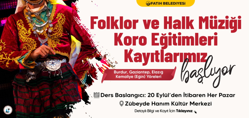 Folklor ve Halk Müziği Koro Eğitim Kayıtları Folklor ve Halk Müziği Koro Eğitim Kayıtları