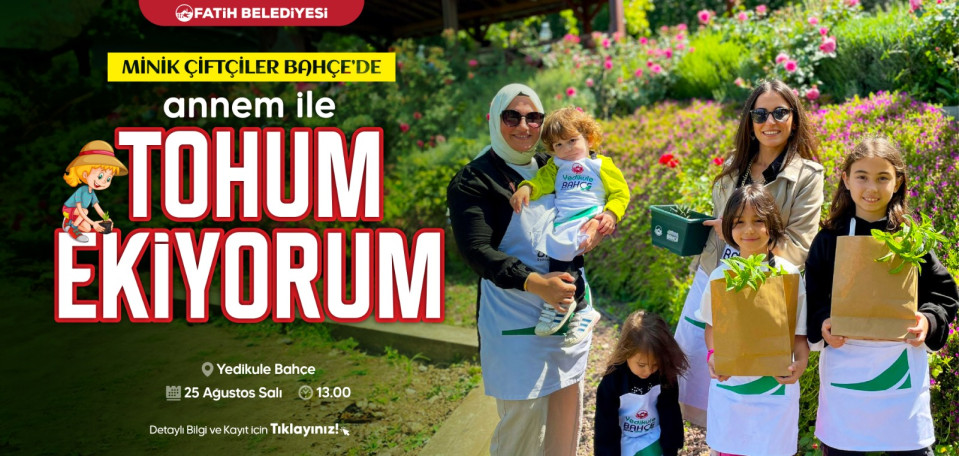 Annem İle Tohum Ekiyorum Annem İle Tohum Ekiyorum