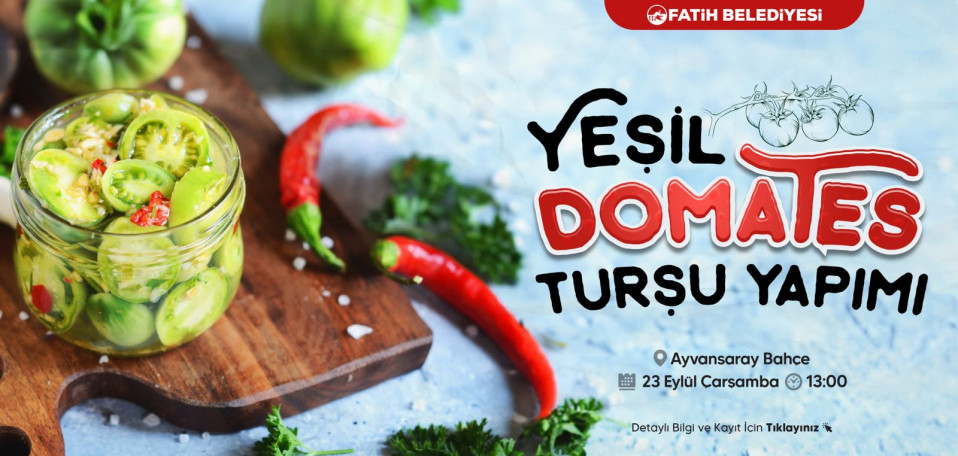 Yeşil Domates Turşusu Yeşil Domates Turşusu