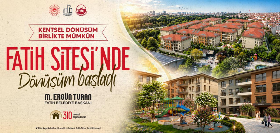 Fatih Sitesi'nde Dönüşüm Başlıyor Fatih Sitesi'nde Dönüşüm Başlıyor