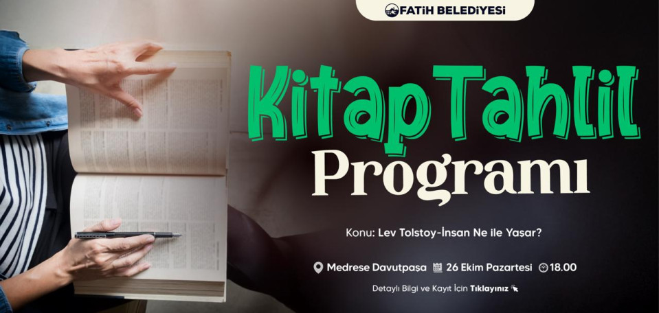 Kitap Tahlil Programı Kitap Tahlil Programı